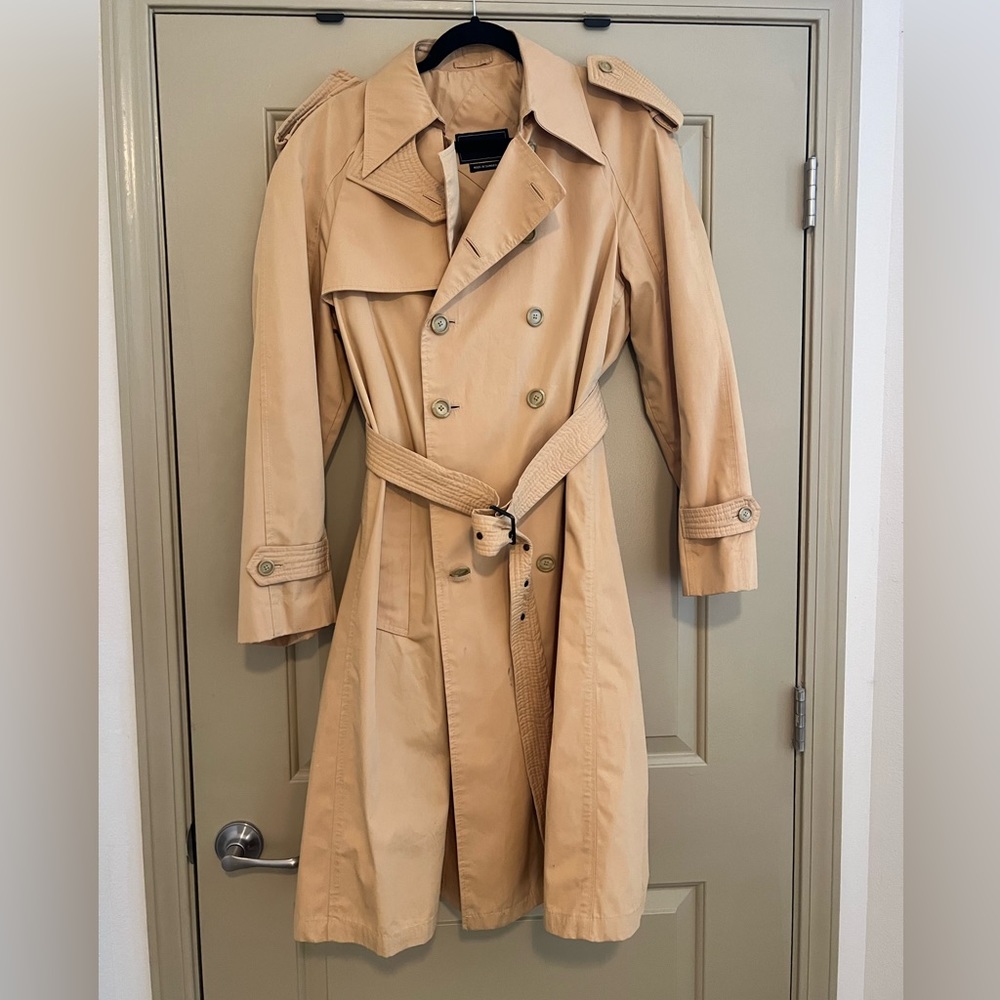 Vintage Saks Fifth Avenue Classic Trenchcoat